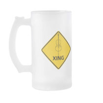 Cello Crossing Highway Sign Coffee Mug