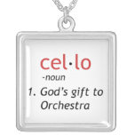 Cello Definition Necklace