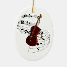 Cello Ornament