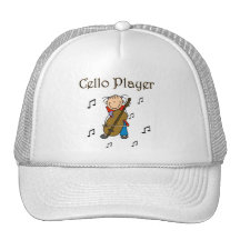 Cello Player Tshirts and Gifts Mesh Hat