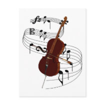 Cello Postcard