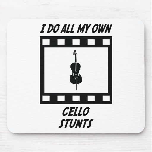 Cello Stunts Mouse Mat
