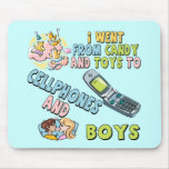 Cellphones and Boys T-shirts and Gifts For Her Mouse Mat