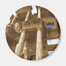 Celsius Library, famous  Roman building - Ephesus Fridge Magnets