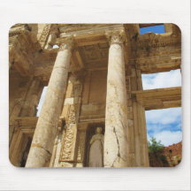 Celsius Library, famous  Roman building - Ephesus Mouse Mats