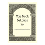 Celtic Archway bookplate business cards