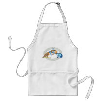 Celtic Bird and Rabbit w frame Aprons