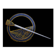 Celtic brooch design postcards #2