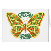 Celtic Butterfly Card