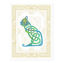 Celtic Cat Post Cards