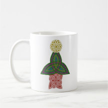 Celtic Christmas Tree mug