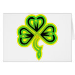 Celtic Clover Greeting Cards