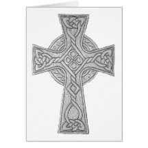 Celtic Cross 3 Black Card