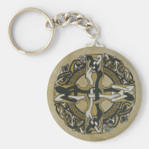 Celtic Cross Bodhran keychain