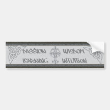 Celtic Cross Bumper Sticker