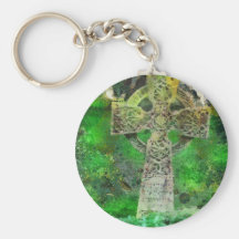 Celtic Cross Gravestone Keychains