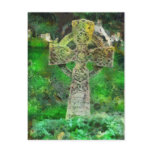 Celtic Cross Gravestone Post Card