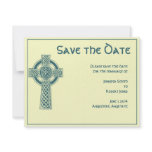 Celtic Cross in Teal and Mythic Ivory invitations