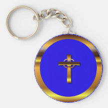 Celtic cross keychain