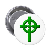 Celtic Cross Pinback Button