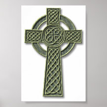 Celtic Cross - stone Poster