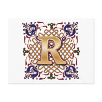 Celtic Design Letter R