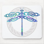 Celtic Dragonfly mousepads