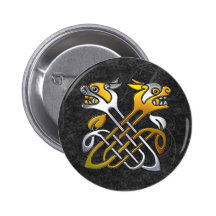 Celtic Dragons Pinback Buttons