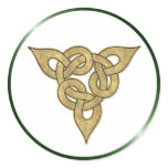 Celtic Gold Sticker