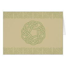 Celtic Greeting Card Blank Inside
