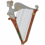Celtic Harp embroidered shirts