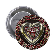 Celtic Heart Button