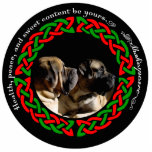 Celtic Holiday Mastiff Ornament photo sculptures