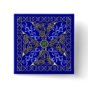 Celtic Knot Cross Button