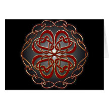 Celtic knot Hearts Cards