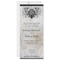 Celtic Knot Irish Urban Tattoo Wedding Invitation