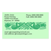Celtic Knot Knots Gaelic any Business Cards Card