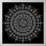 Celtic Knot Mandala 2 Poster