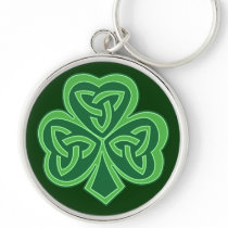 Celtic Knot Shamrock Key Chains