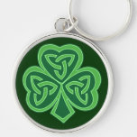 Celtic Knot Shamrock Key Chains