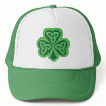 Celtic Knot Shamrock Mesh Hat