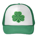 Celtic Knot Shamrock Mesh Hat