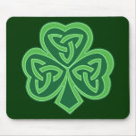 Celtic Knot Shamrock mousepads