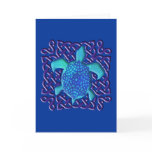 Celtic Knot Turtle (Blue) Cards