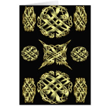 CELTIC KNOT WORK 4 GREETING CARD