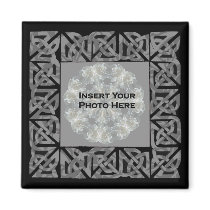 Celtic Knots Frame Add Photo Template Magnet