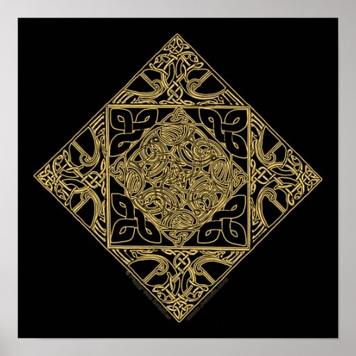 Celtic Knotwork Birds Celtic Art Prints