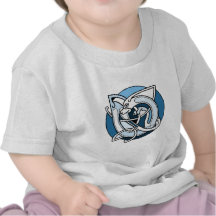 Celtic Knotwork Design - Blue Dog Tshirts