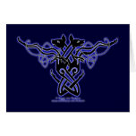 Celtic Knotwork Hounds Card