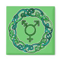 Celtic Knotwork Transgender Symbol magnets